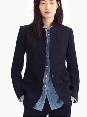 NWT J Crew Navy Regent Blazer